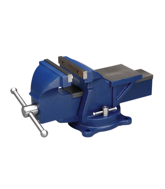 General Purpose 5” Jaw Bench Vise with Swivel Base