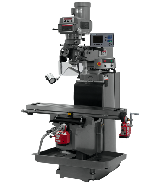 JTM-1254RVS With  ACU-RITE 203 DRO X & Y Powerfeeds