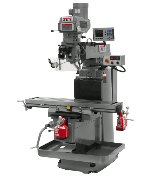 JTM-1254VS With  ACU-RITE   203 3X (K) DRO,  X & Y  Powerfeeds