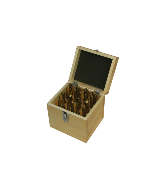 20 Piece Tin-Coated Double End Mill Set