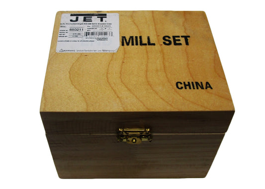 20 Piece Tin-Coated Single End Mill Set