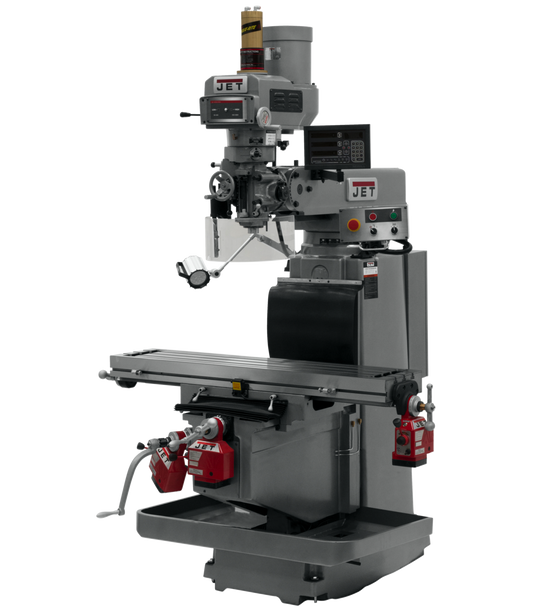 JTM-1254RVS With Newall DP700 DRO X,Y&Z  Powerfeeds & Air Power Drawbar