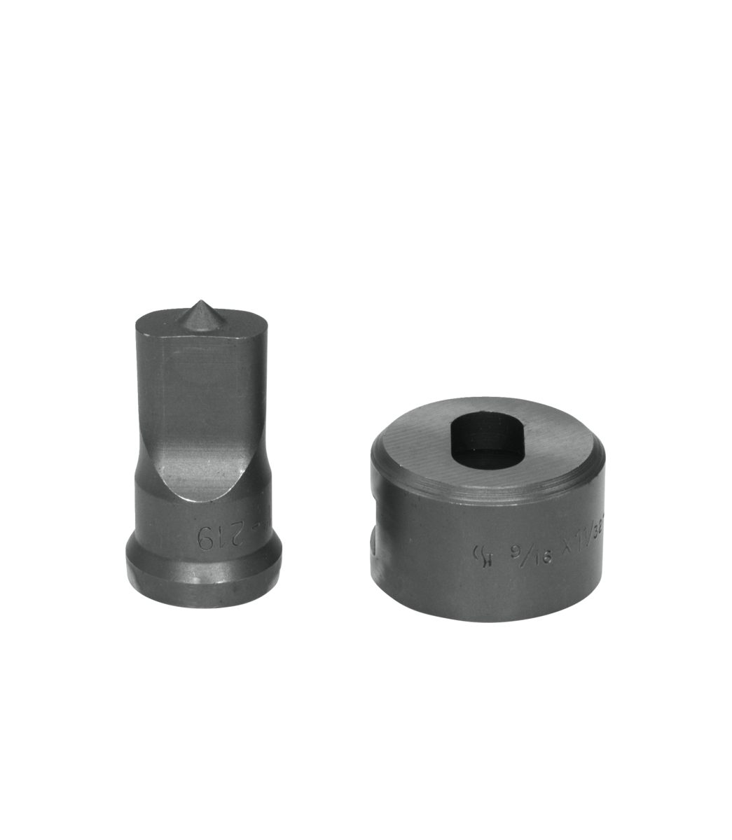 17/32x1 Oblong Punch & Die Set with Key-Way